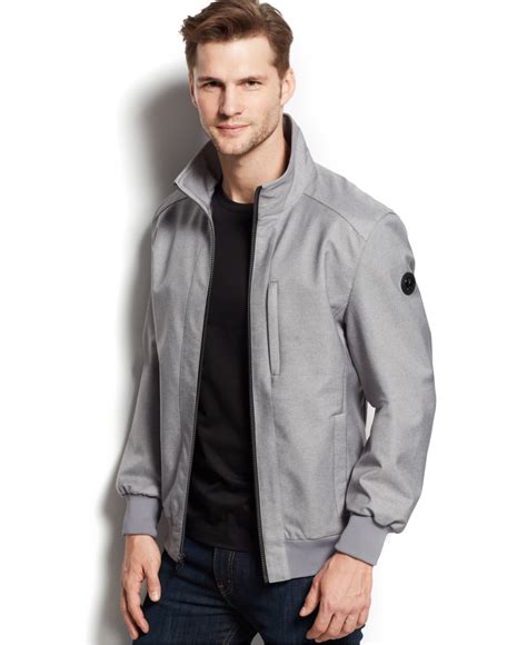 grey michael kors mens jacket|Michael Kors jacket men's sale.